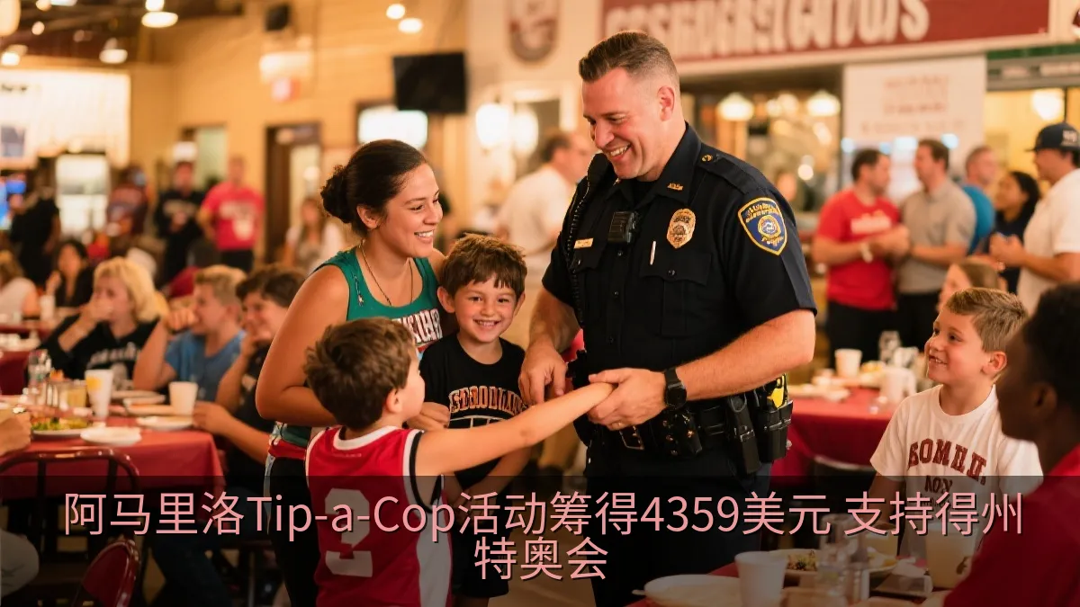 阿马里洛Tip-a-Cop活动筹得4359美元 支持得州特奥会